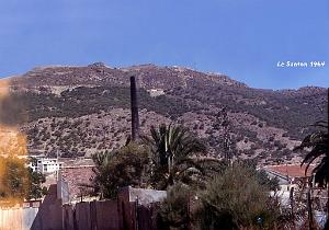 MERS EL KEBIR B VUE DU FORT SANTON DEPUIS LE VILLAGE 1964
